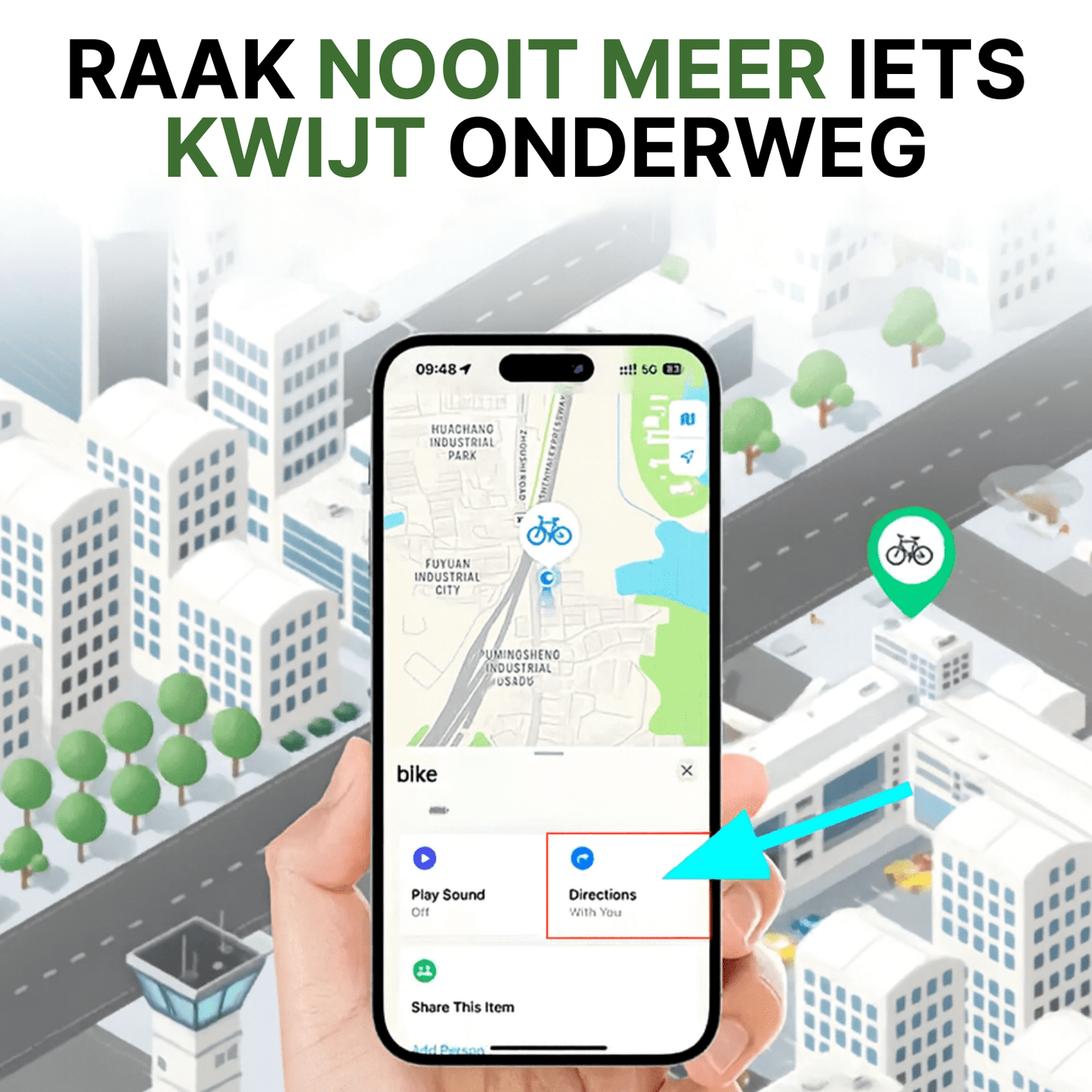 TrackGuard™ Slimme GPS-tracker – Werkt met Apple