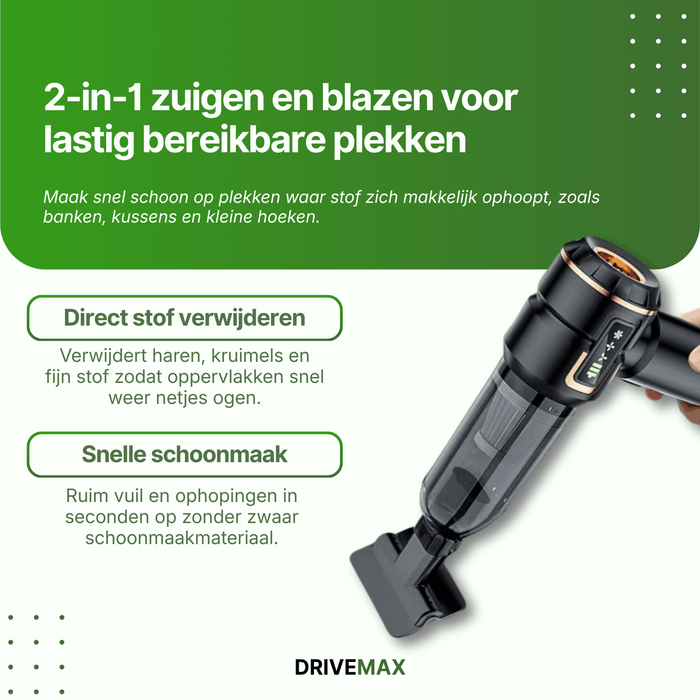 Compact, krachtig en altijd gebruiksklaar
