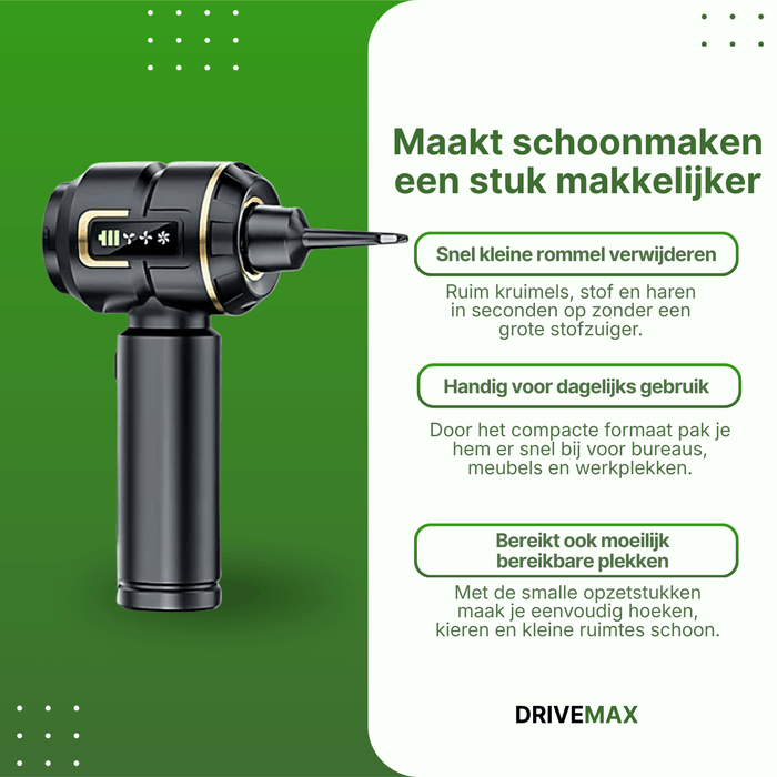 Van bureau tot autostoel, overal schoon