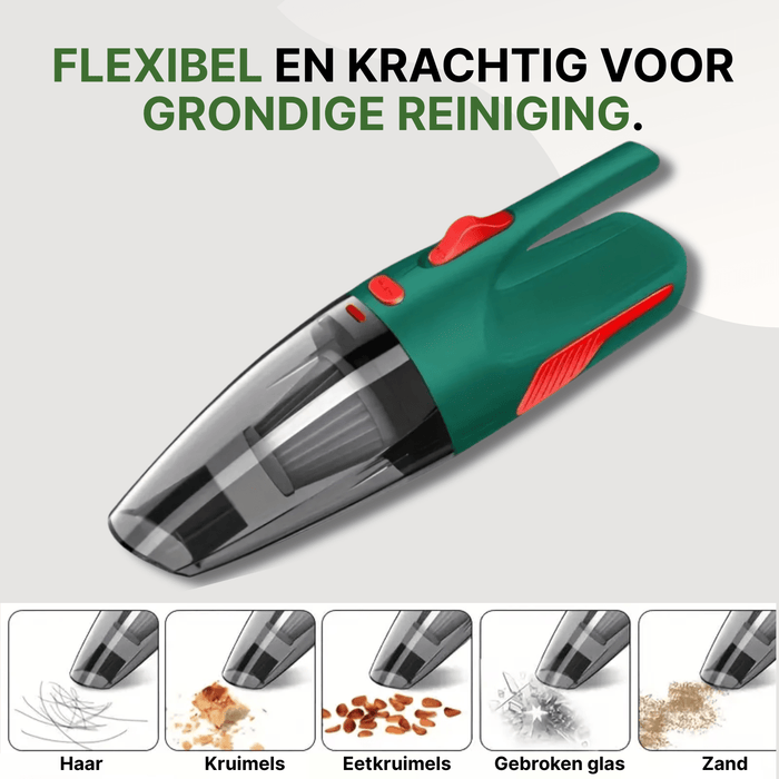 Dierenhaar, zand, kruimels: weg ermee