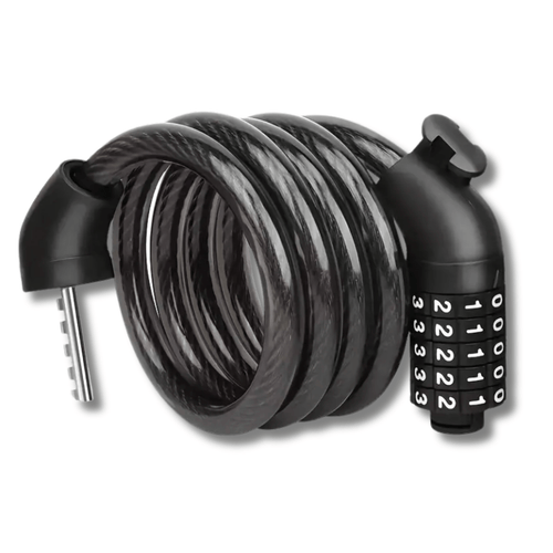 LockMaster™ – Kabelslot met Cijfercode voor Fiets, Scooter en Motor