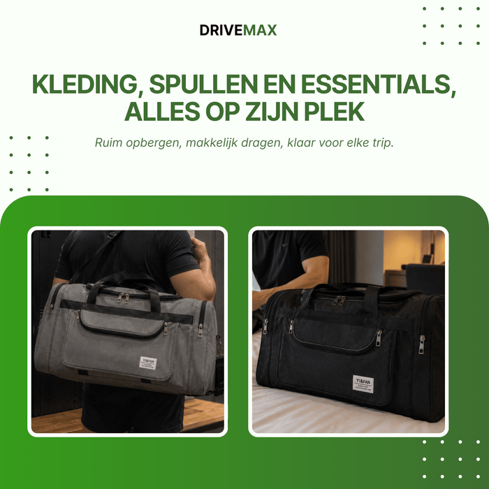 De hele reis comfortabel dragen