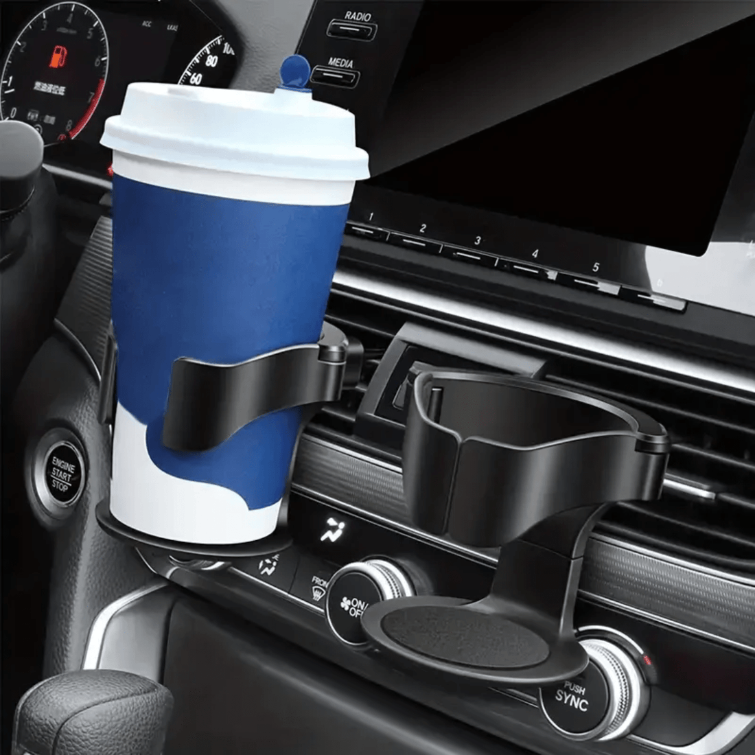 CupMate™ Premium Auto Bekerhouder – Veilig & Altijd Bij de Hand