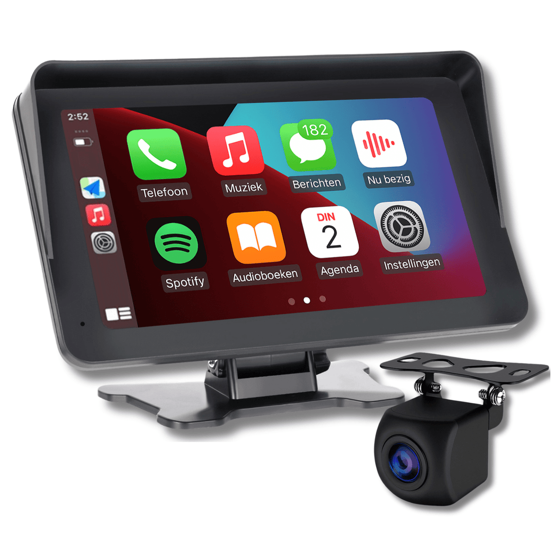 DriveMate One – Draadloos Apple CarPlay & Android Auto Scherm voor Elke Auto