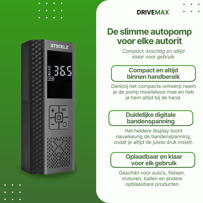 Ingebouwde accu, direct aan de slag