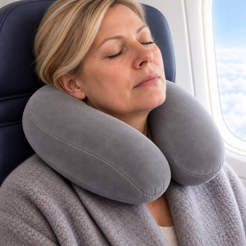 DreamRest™ Nekkussen – Ergonomisch & Wasbaar Reiskussen