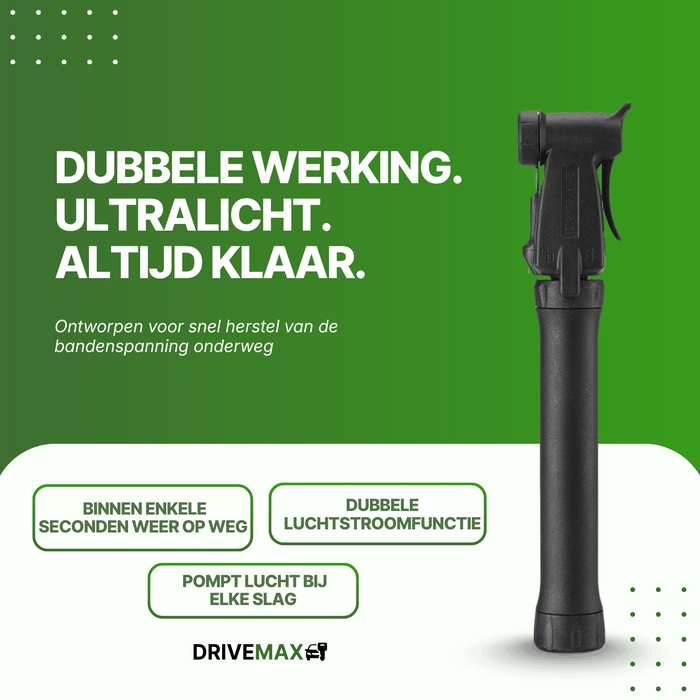 Minder pompen, sneller op weg.