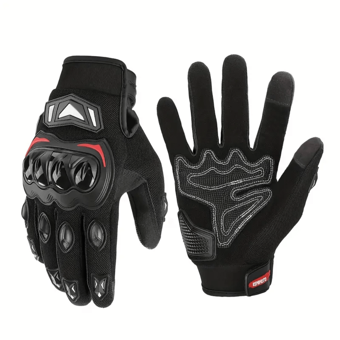 MotoGrip™ – Ademende Motorhandschoenen met Touchscreen en Bescherming