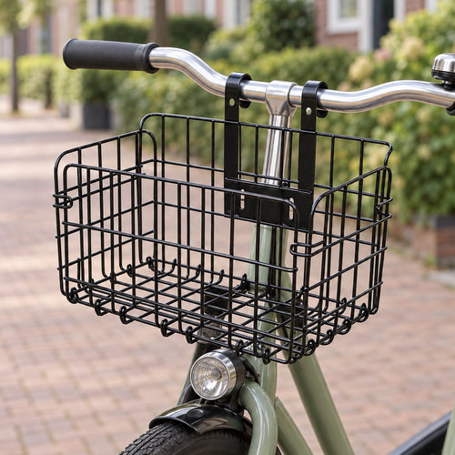 Trego – Opvouwbare Metalen Fietsmand voor Voorkant