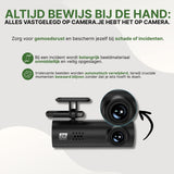 VoiceGuard Pro dashcam met automatische incidentdetectie – belangrijke beelden direct opgeslagen en onbelangrijke verwijderd